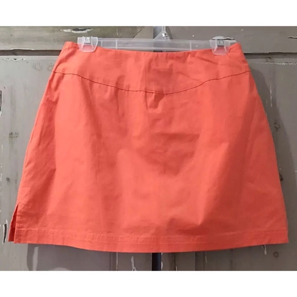 SAHALIE Sz 4 Orange Stretch Active Skort - Picture 2 of 8